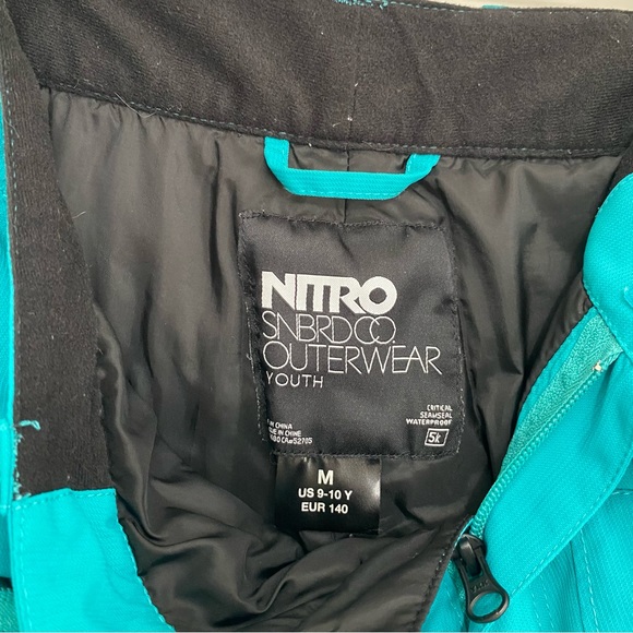 Nitro Turquoise Snowboard Pants - Picture 6 of 10